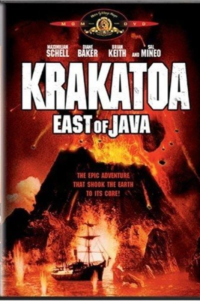 Krakatau öster om Java
