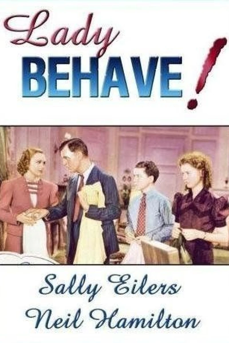 Lady Behave! Poster