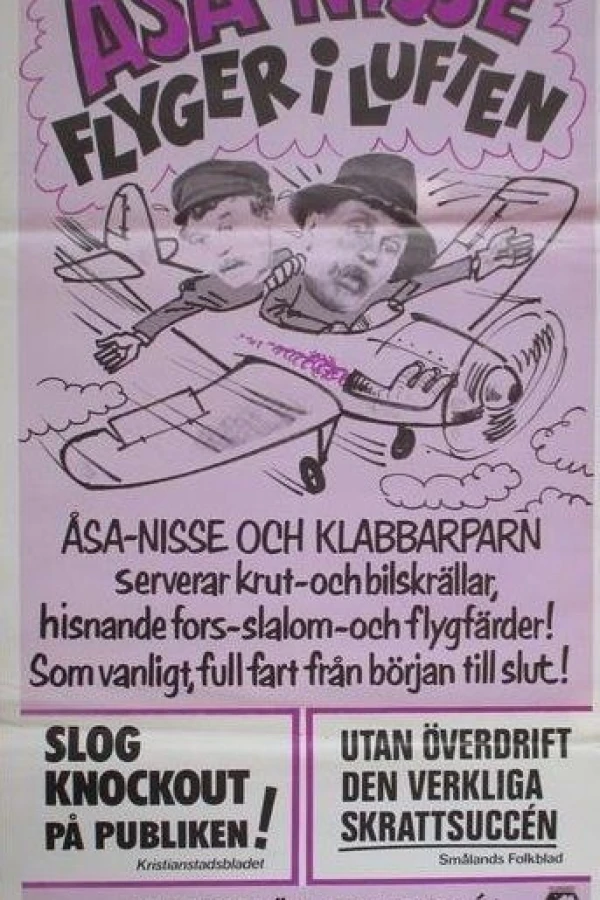 Åsa-Nisse far i luften Poster