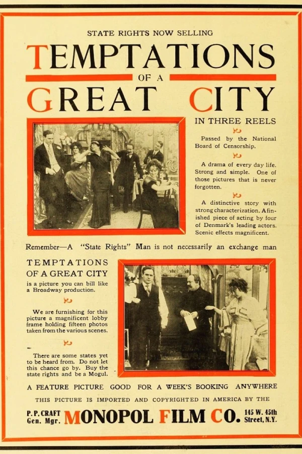 Temptations of a Great City Poster