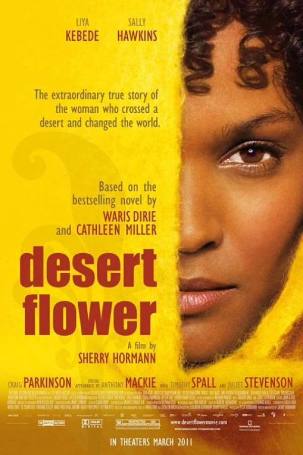 En blomma i Afrikas öken Poster