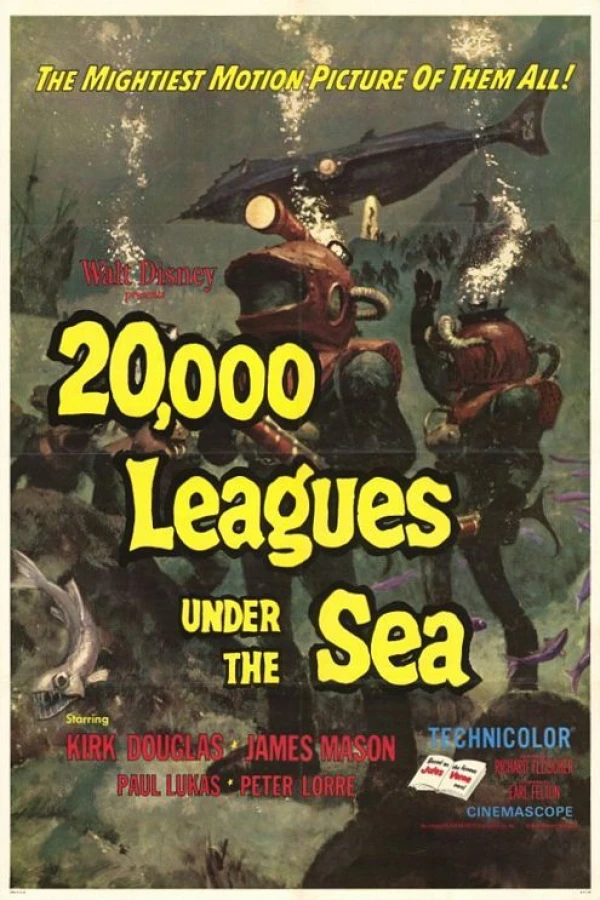En världsomsegling under havet Poster
