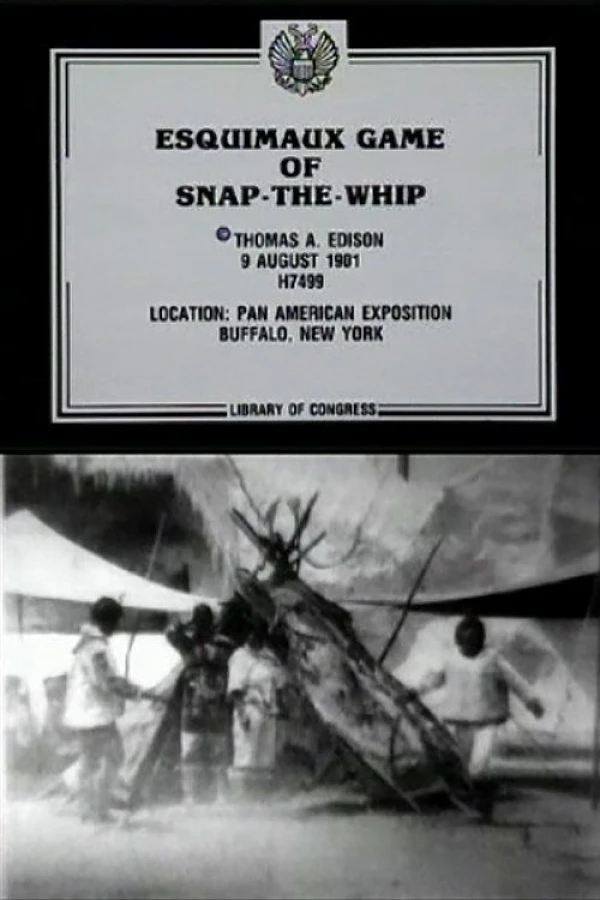 Esquimaux Game of Snap-the-Whip Poster