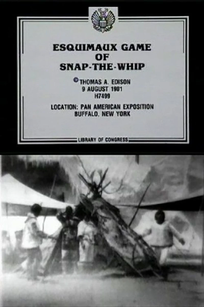 Esquimaux Game of Snap-the-Whip Poster