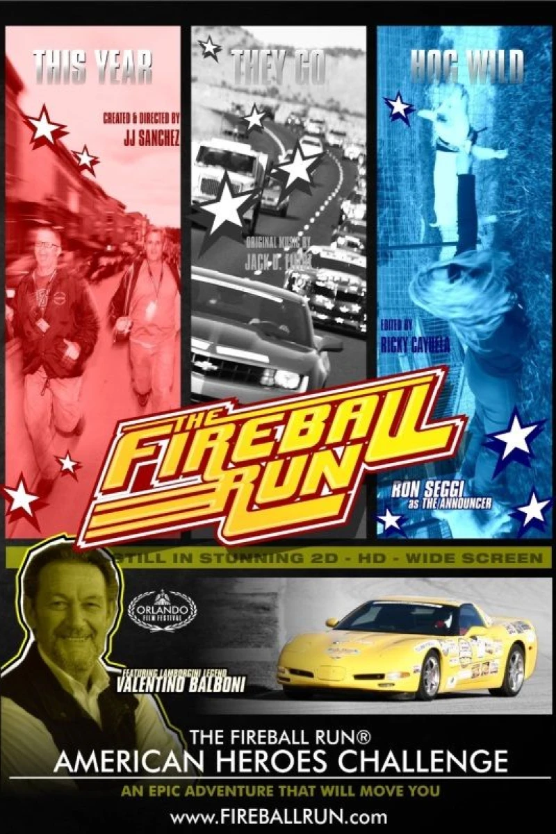 FIREBALL RUN: American Heroes Challenge Poster