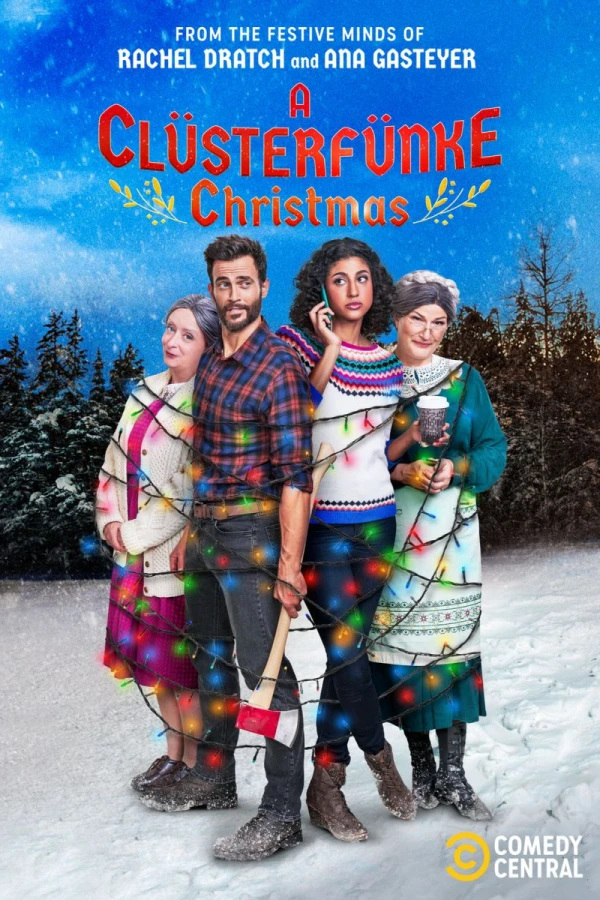 A Clüsterfünke Christmas Poster