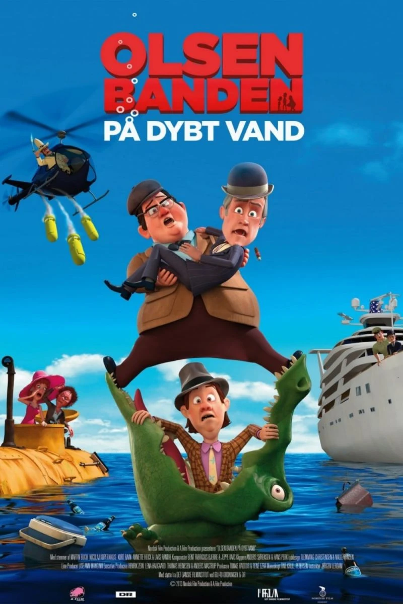 Olsen-banden på djupt vatten Poster