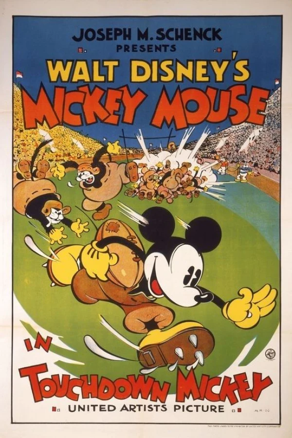 Mickey's Touchdown Poster