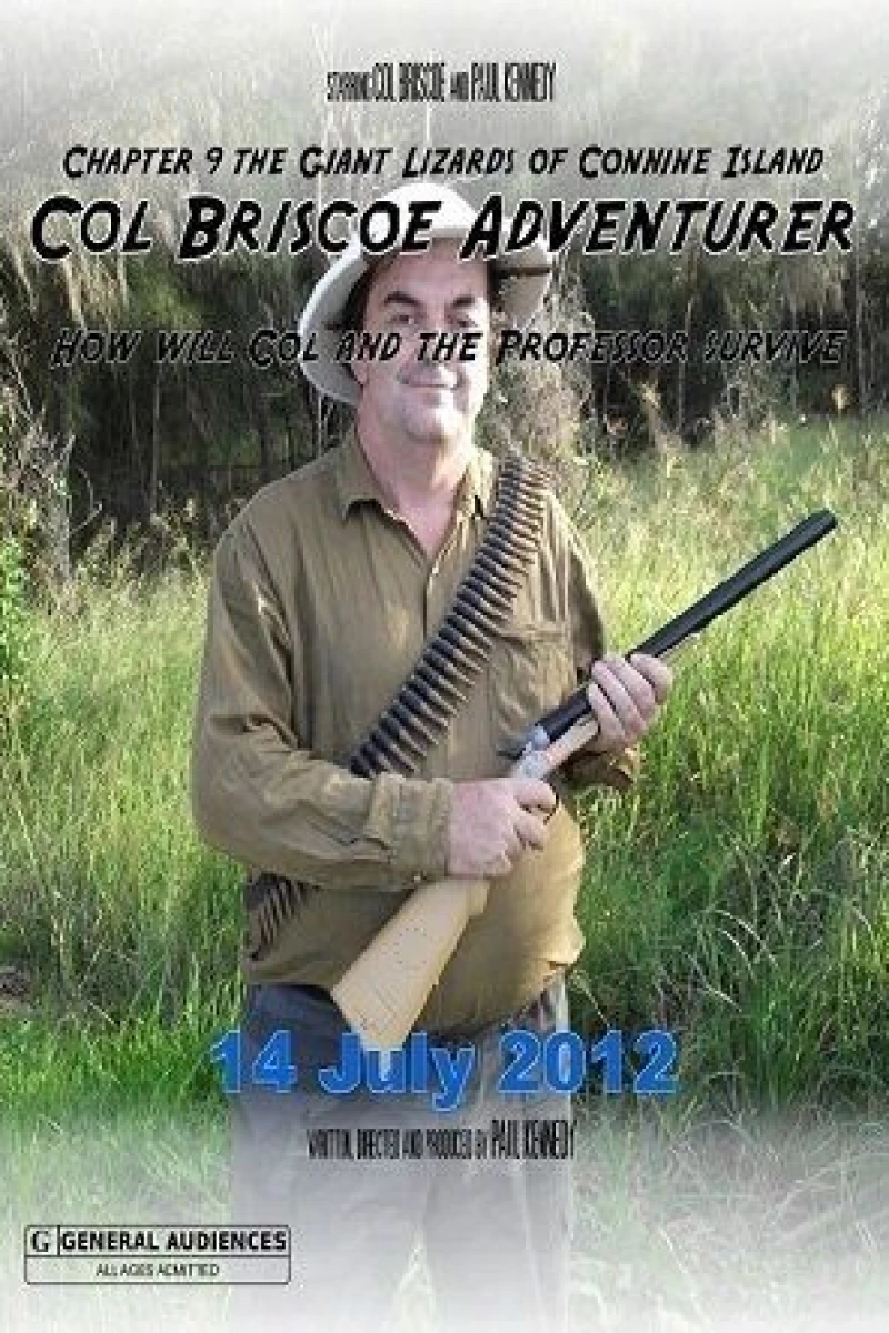 Col Briscoe Adventurer, Chapter 9 the Giant Lizards of Connine Island Poster