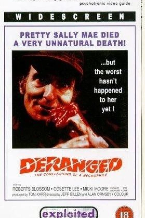 Deranged: Confessions of a Necrophile Poster