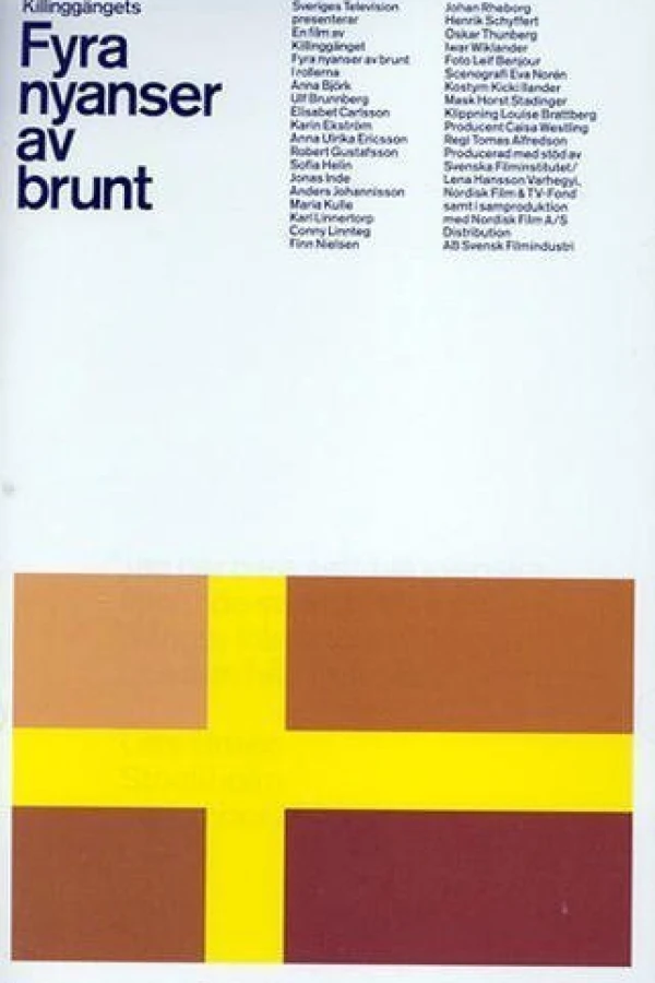 Fyra nyanser av brunt Poster