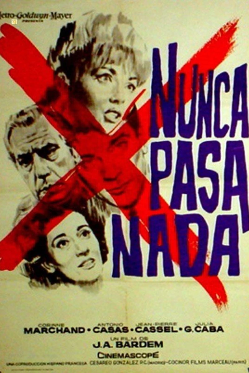 Nunca pasa nada Poster