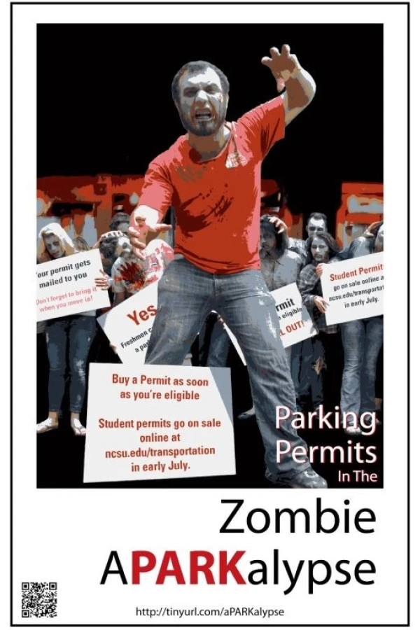 Parking Permits in the Zombie Apocalypse Poster