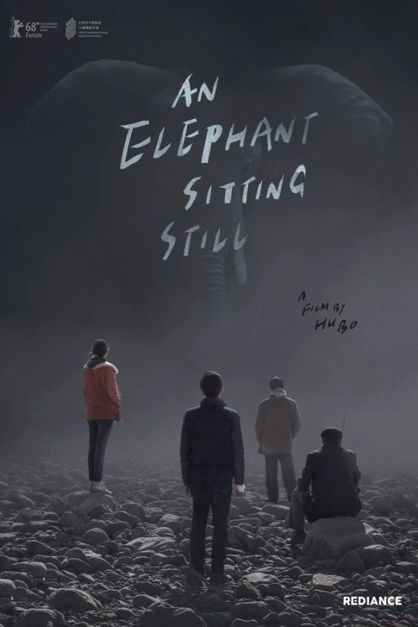 An Elephant Sitting Still Poster