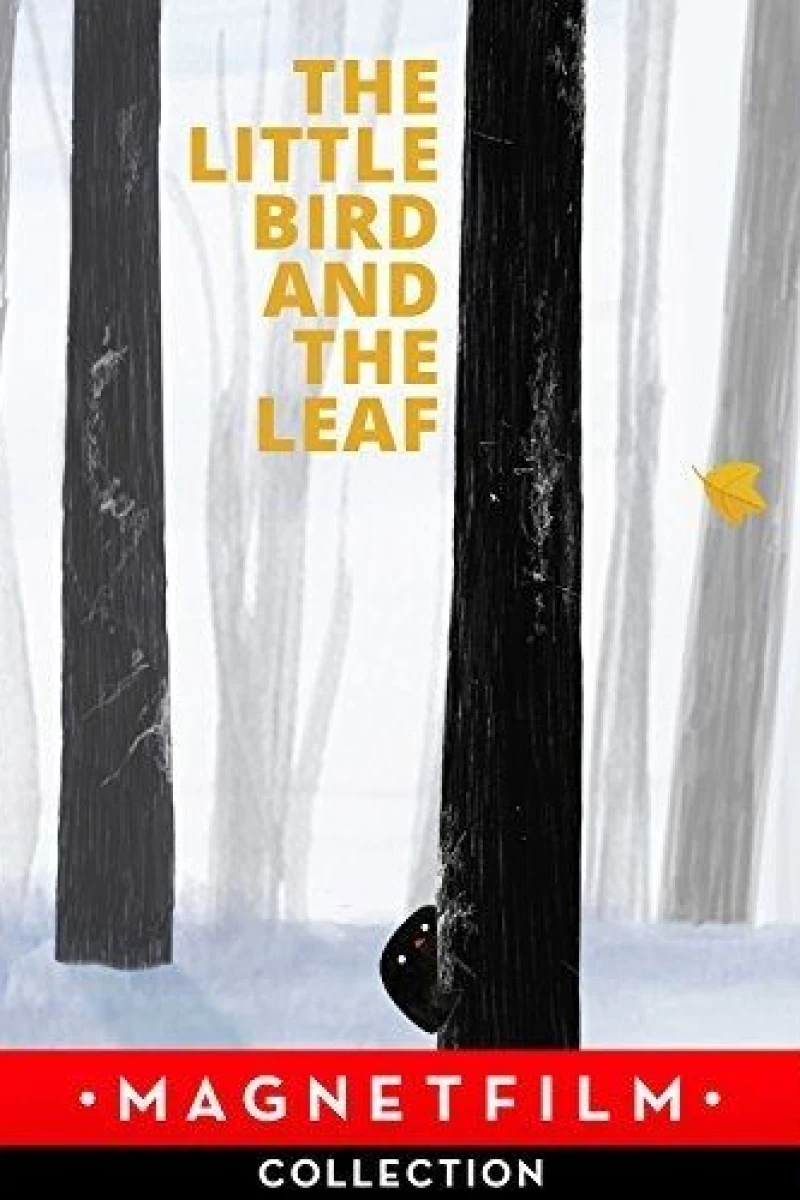 Der kleine Vogel und das Blatt Poster