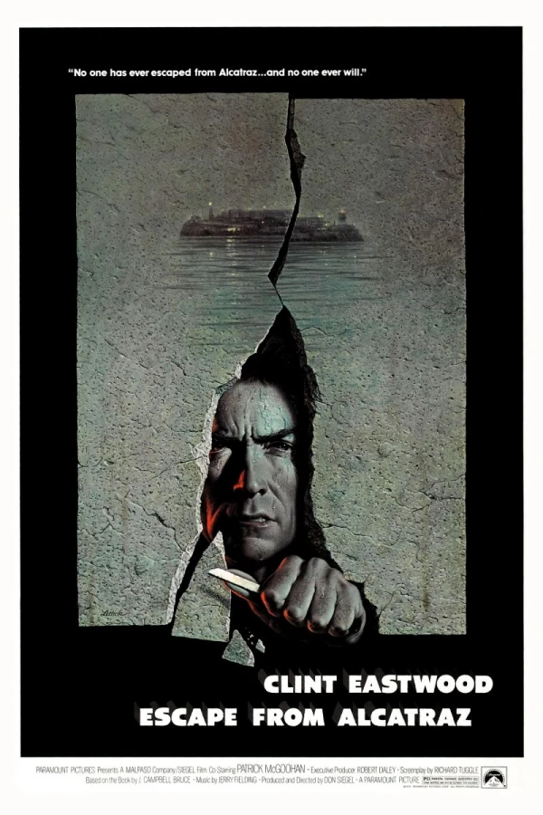 Flykten från Alcatraz Poster