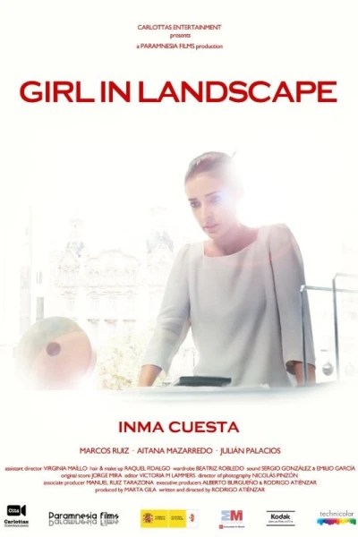 Muchacha con paisaje