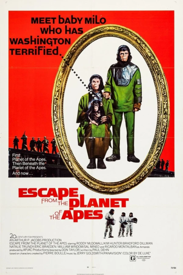 Flykten från apornas planet Poster