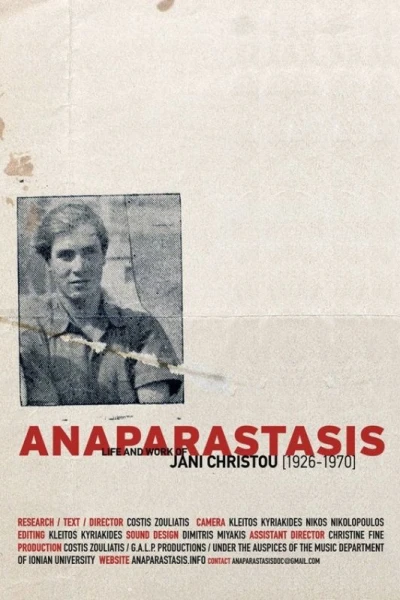 Anaparastasis: Life & Work of Jani Christou (1926-1970)