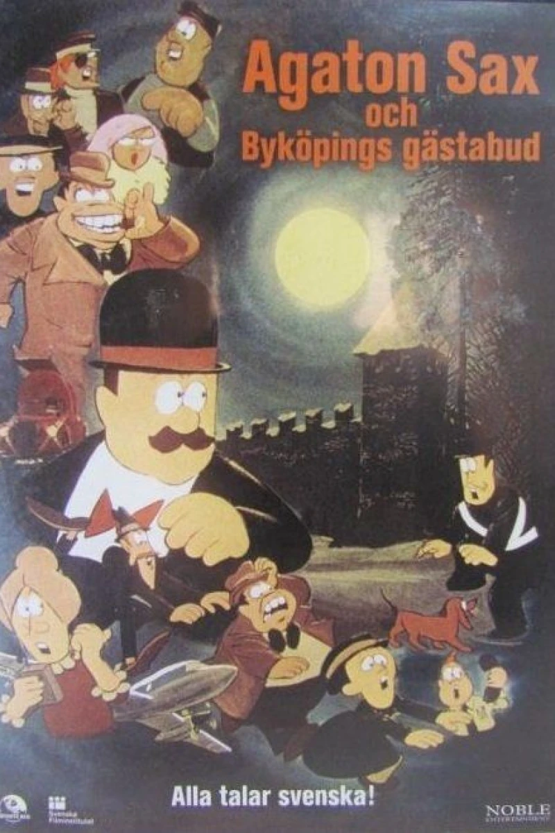 Agaton Sax and the Bykoebing Village Festival Poster