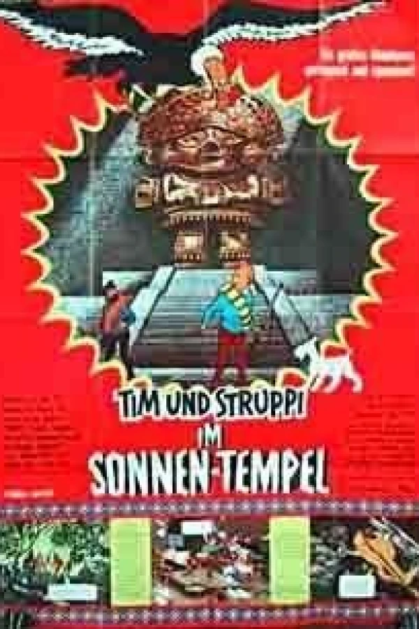 Tintin: Solens Tempel Poster