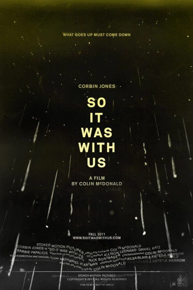 So It Was with Us Poster