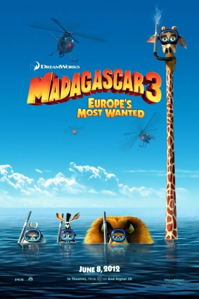 Madagaskar 3 Poster