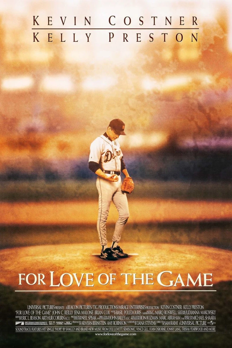 For Love of the Game Poster