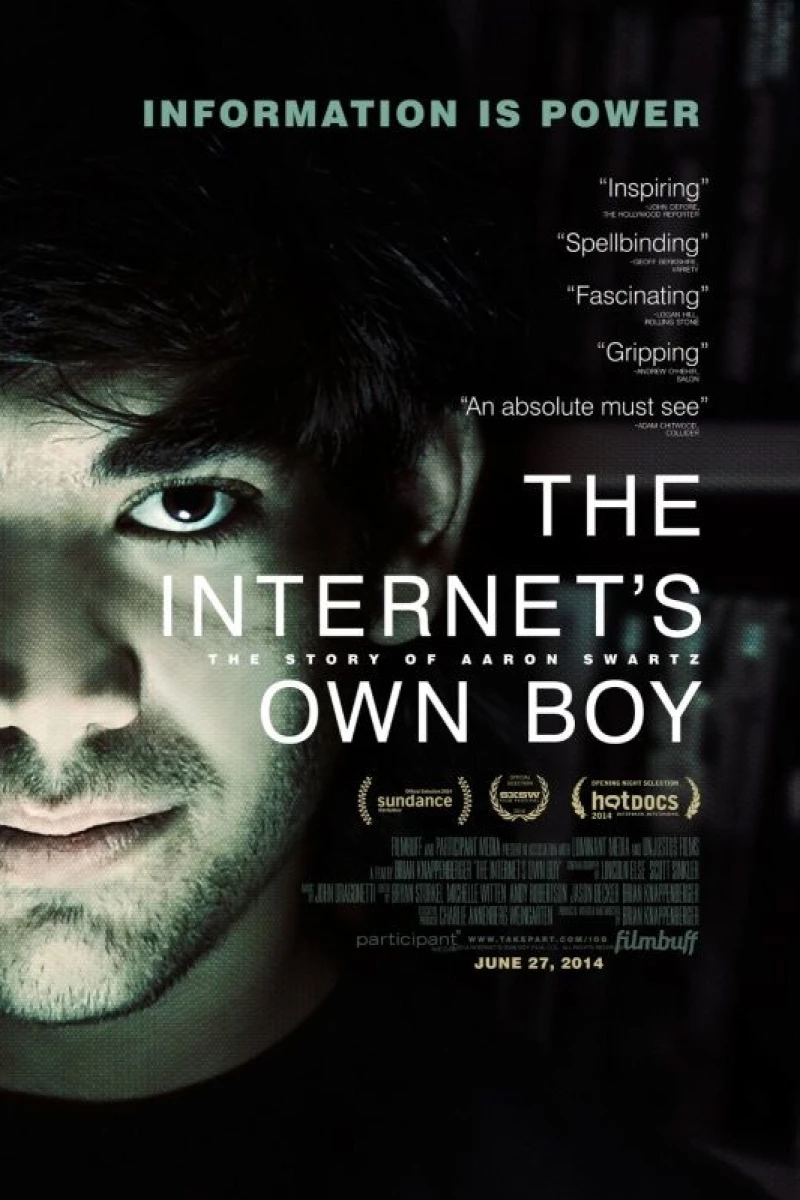 The Internet's Own Boy: The Story of Aaron Swartz Poster