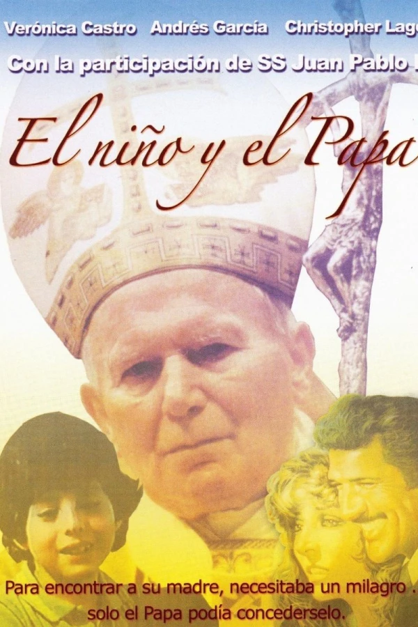 El niño y el Papa Poster