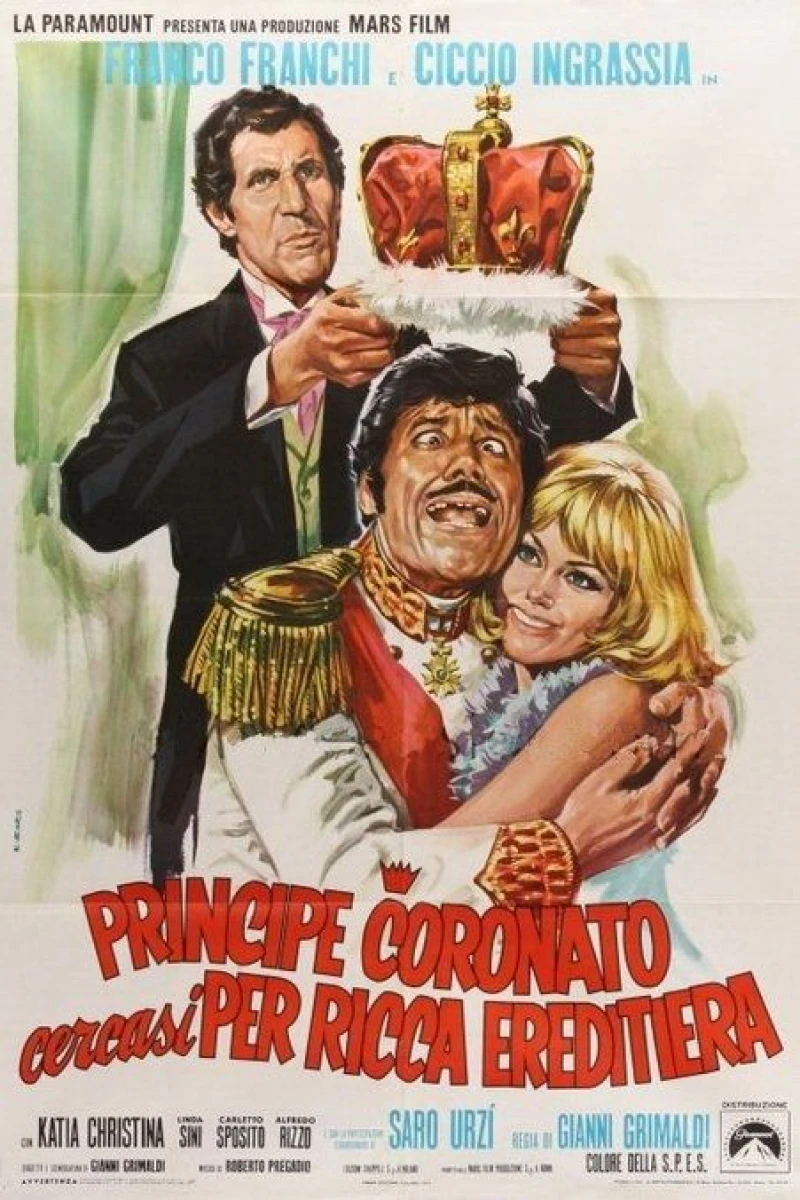 Principe coronato cercasi per ricca ereditiera Poster