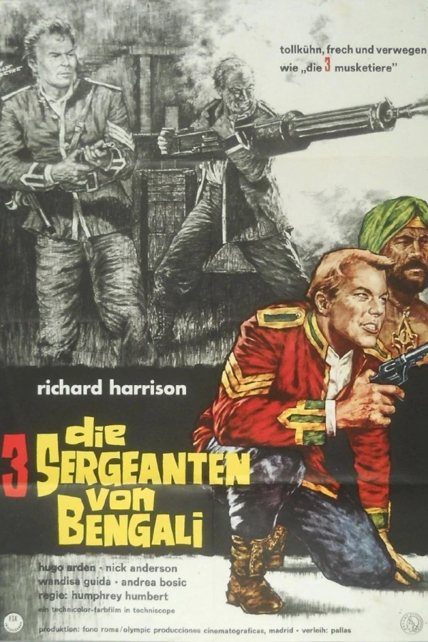 Three Sergeants of Bengal Poster