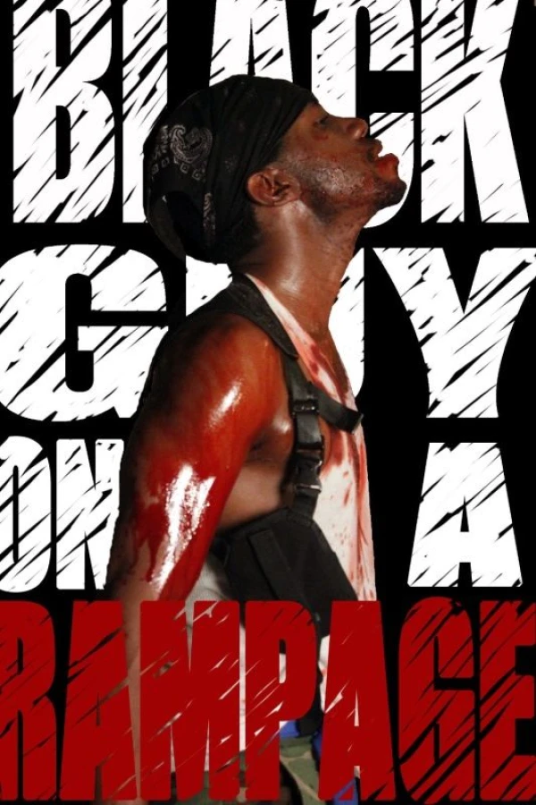 Black Guy on a Rampage Poster