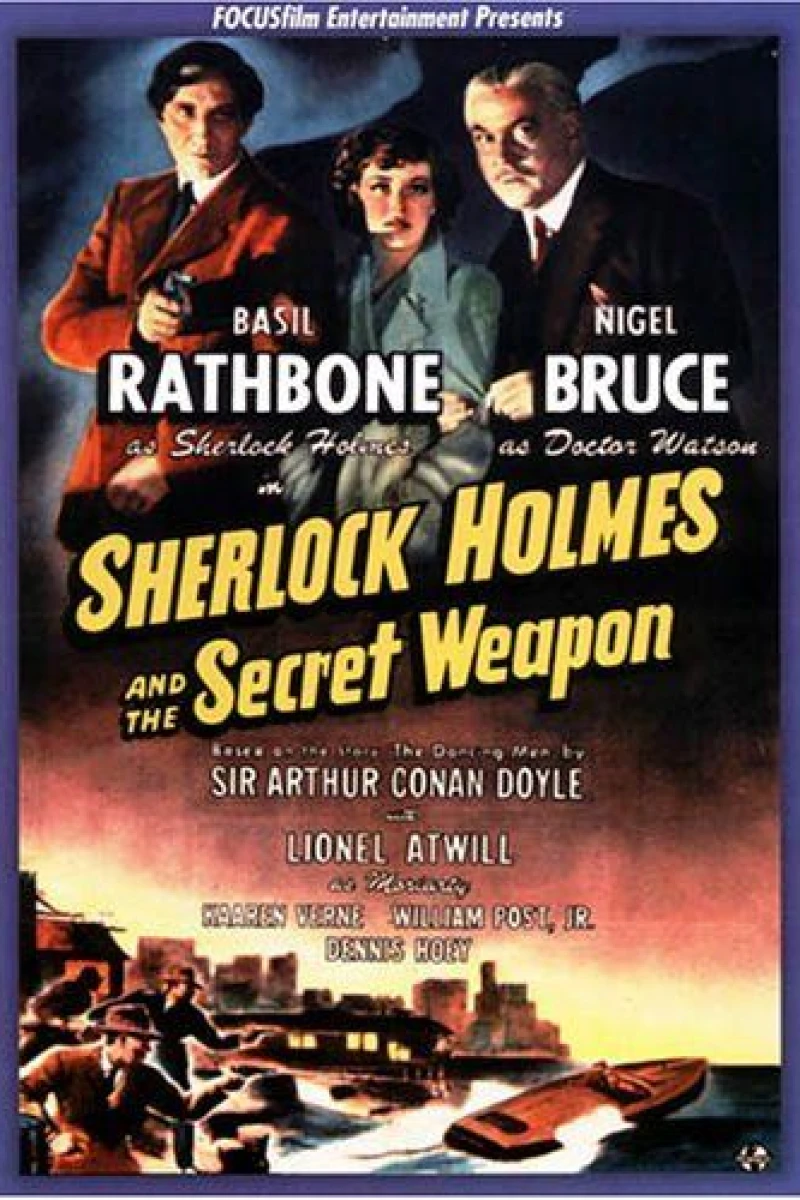Sherlock Holmes och det hemliga vapnet Poster