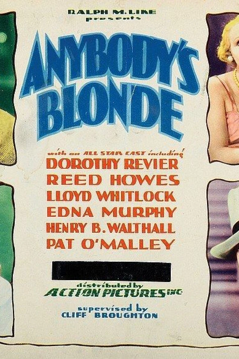 Anybody's Blonde Poster