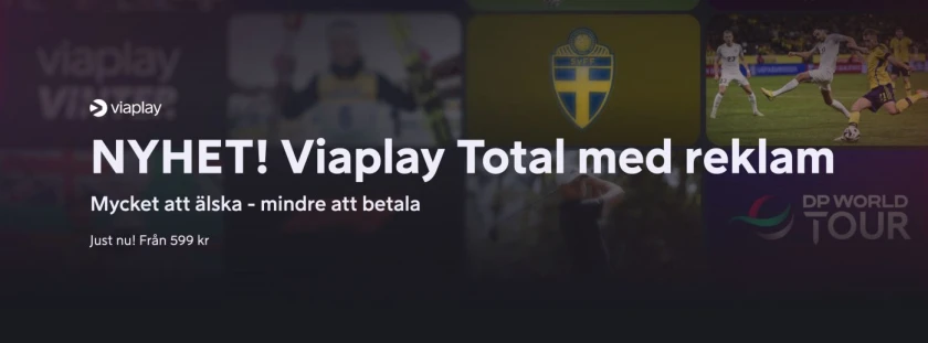 Viaplay lanserar Total med reklam