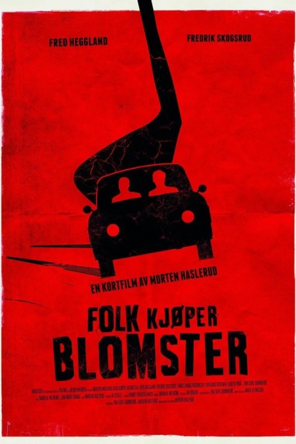 Folk kjøper blomster Poster