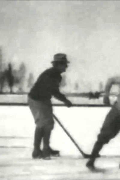 Hockey Match on the Ice