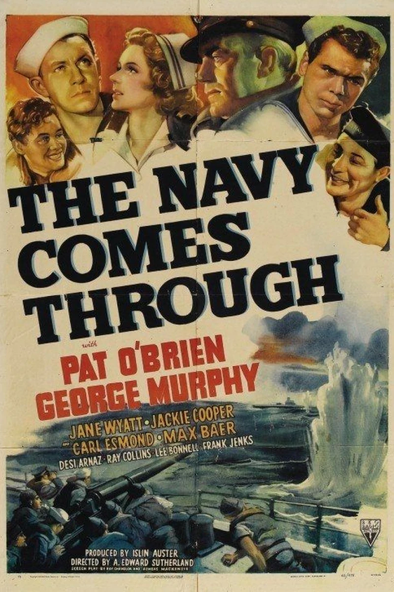 The Navy Comes Through Poster