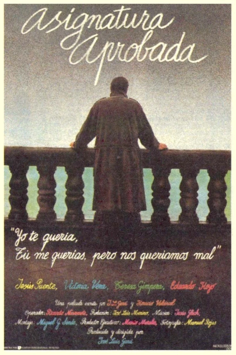 Asignatura aprobada Poster