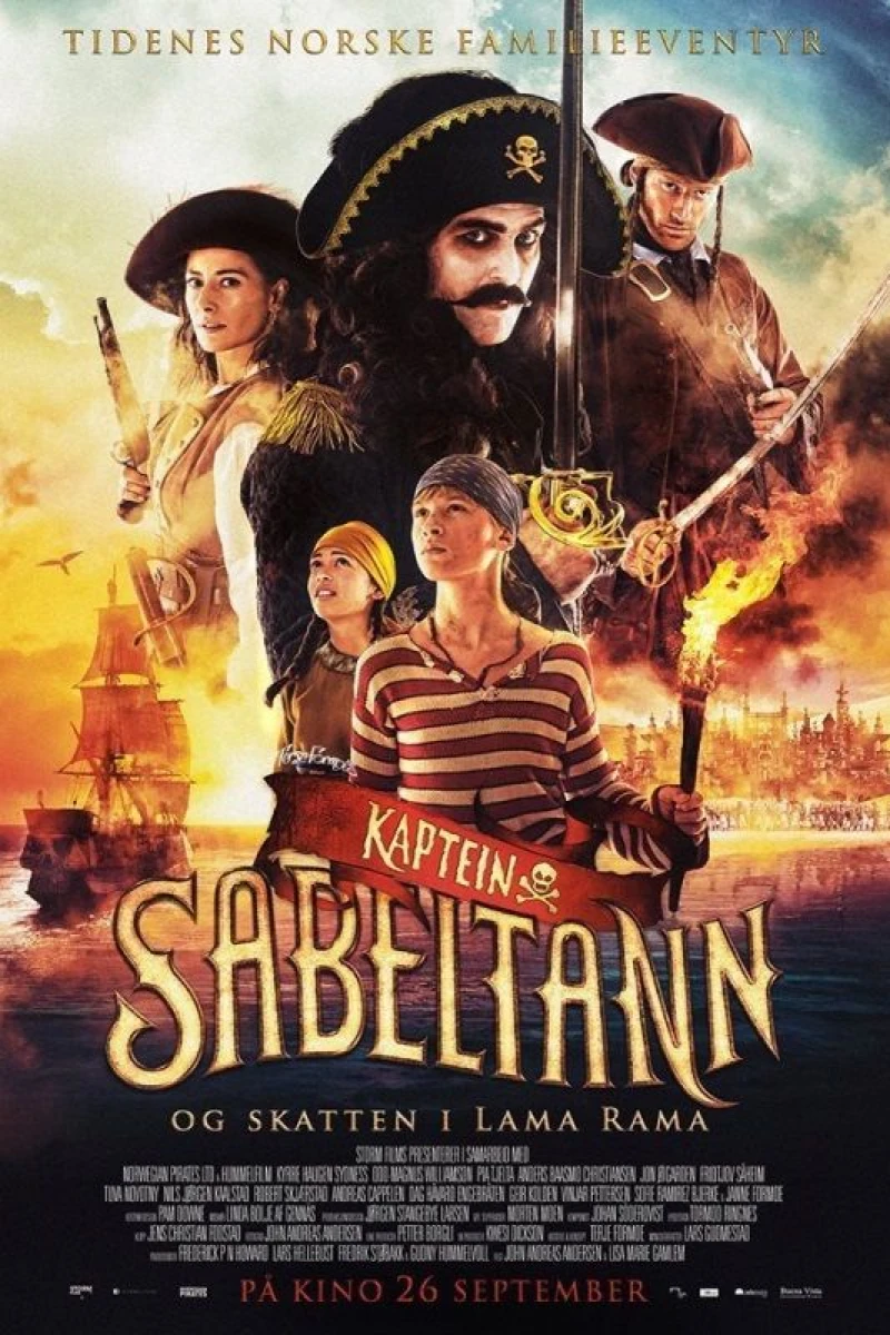 Kapten Sabeltand och skatten i Lama Rama Poster