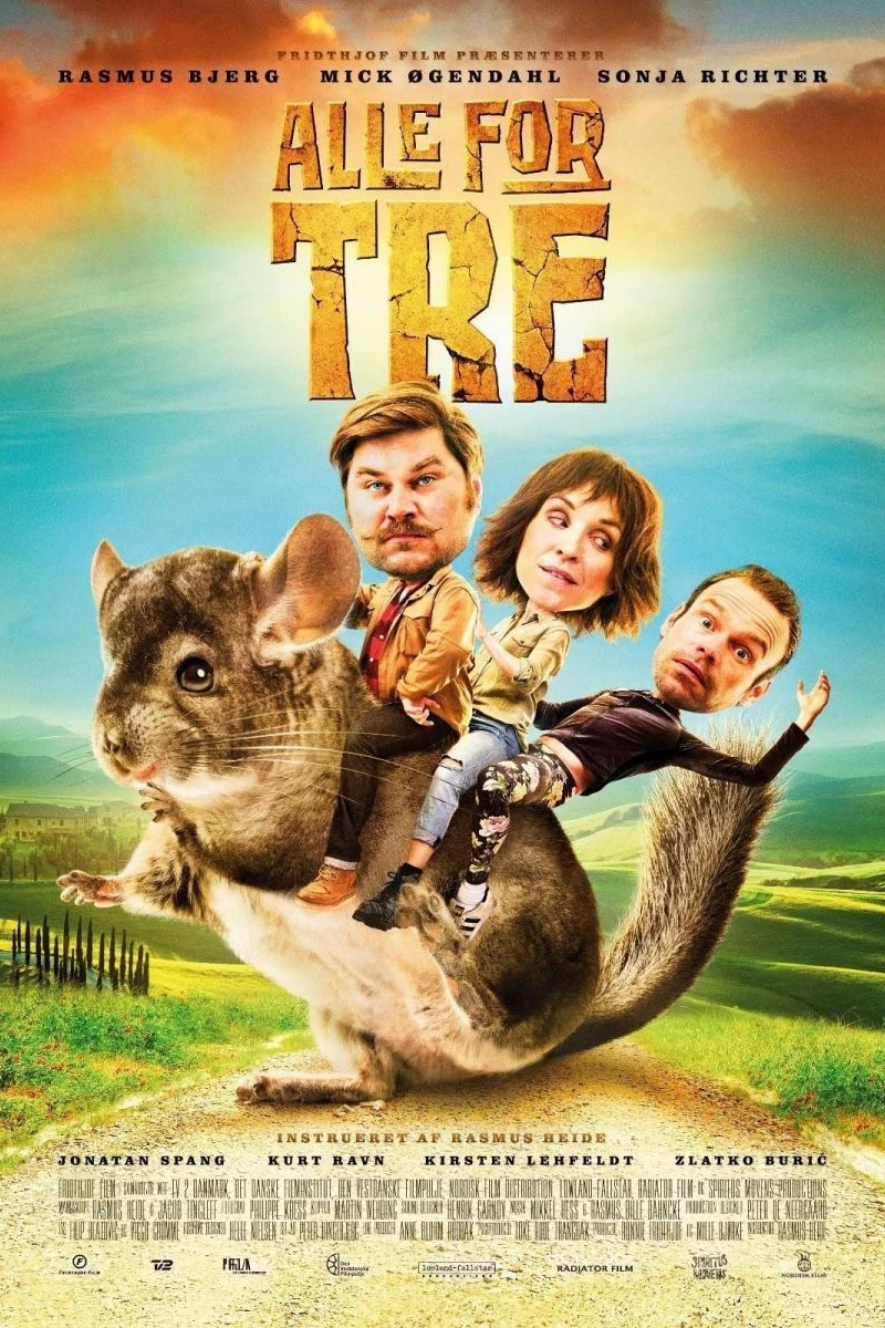 Three Heists and a Hamster Poster
