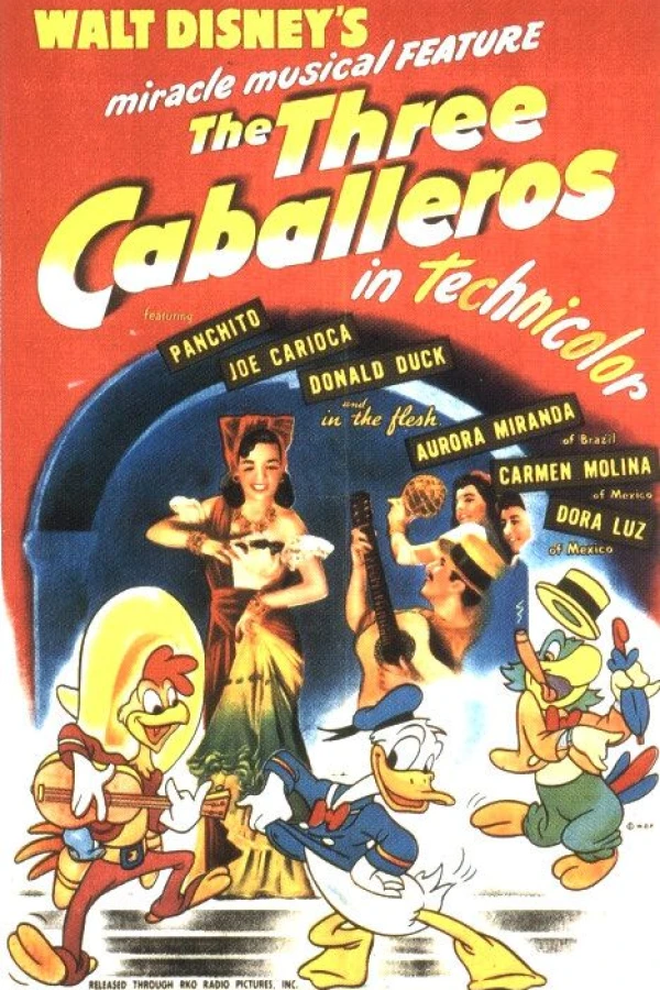 Tre Caballeros - Kalle Anka i Latinamerika Poster