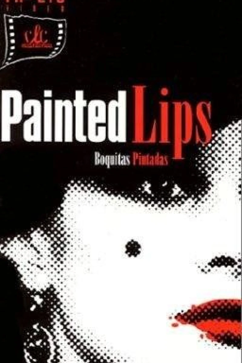 Painted Lips Poster