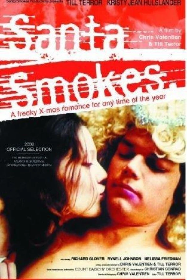 Santa Smokes Poster