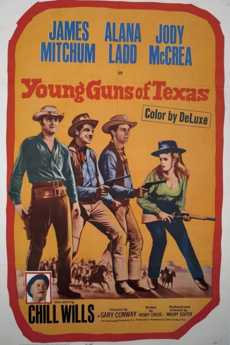 Young Guns of Texas Poster