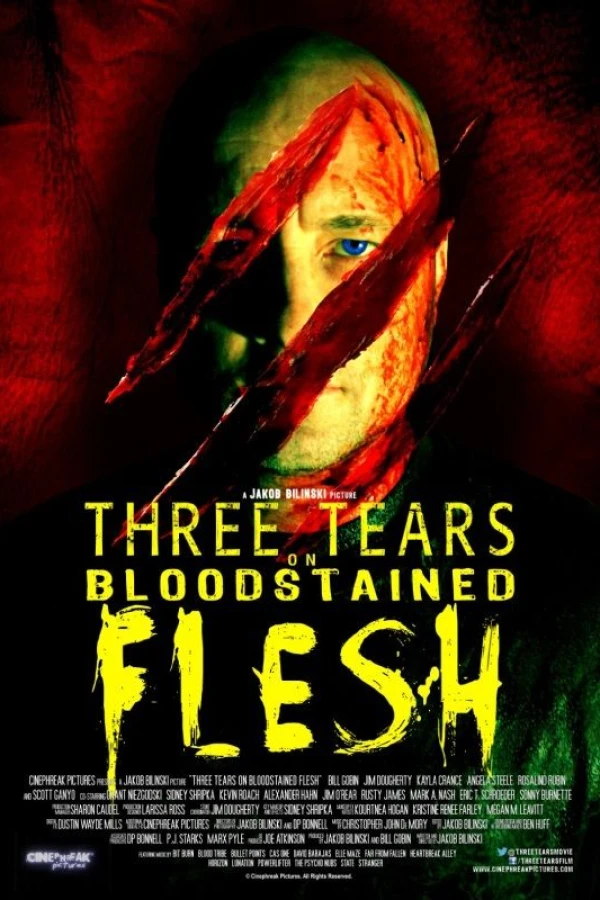 Three Tears on Bloodstained Flesh Poster