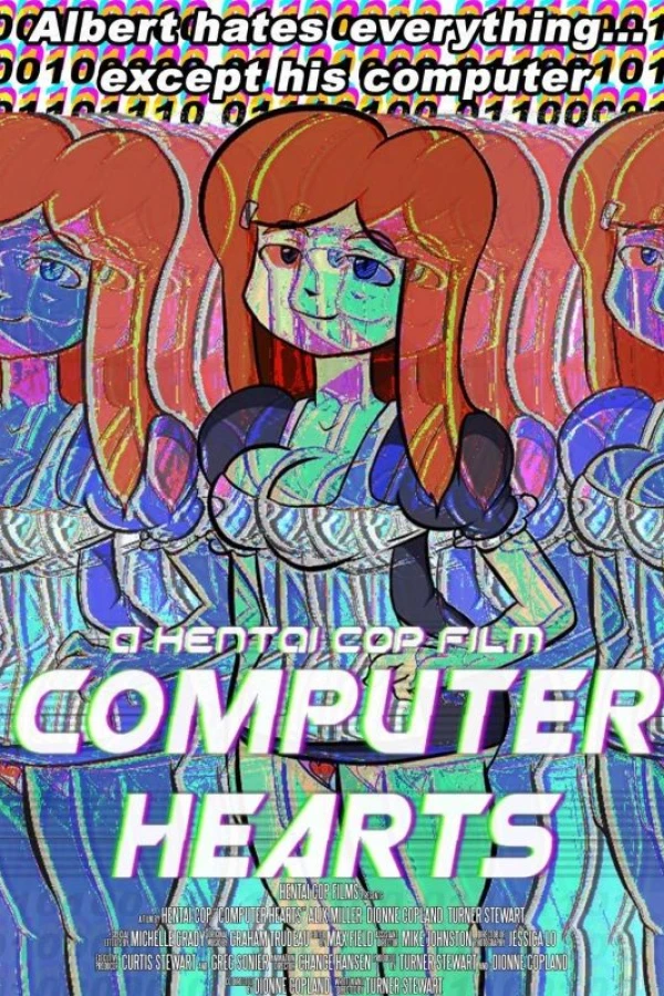 Computer Hearts Poster