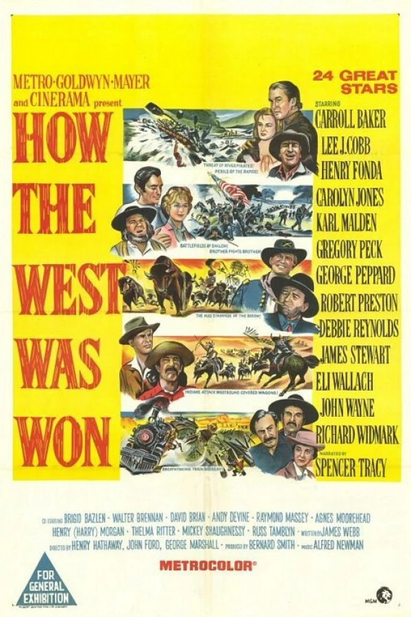 Så vanns vilda västern Poster