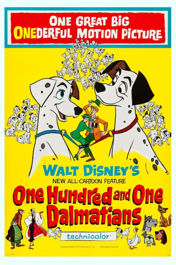 Pongo och de 101 dalmatinerna Poster
